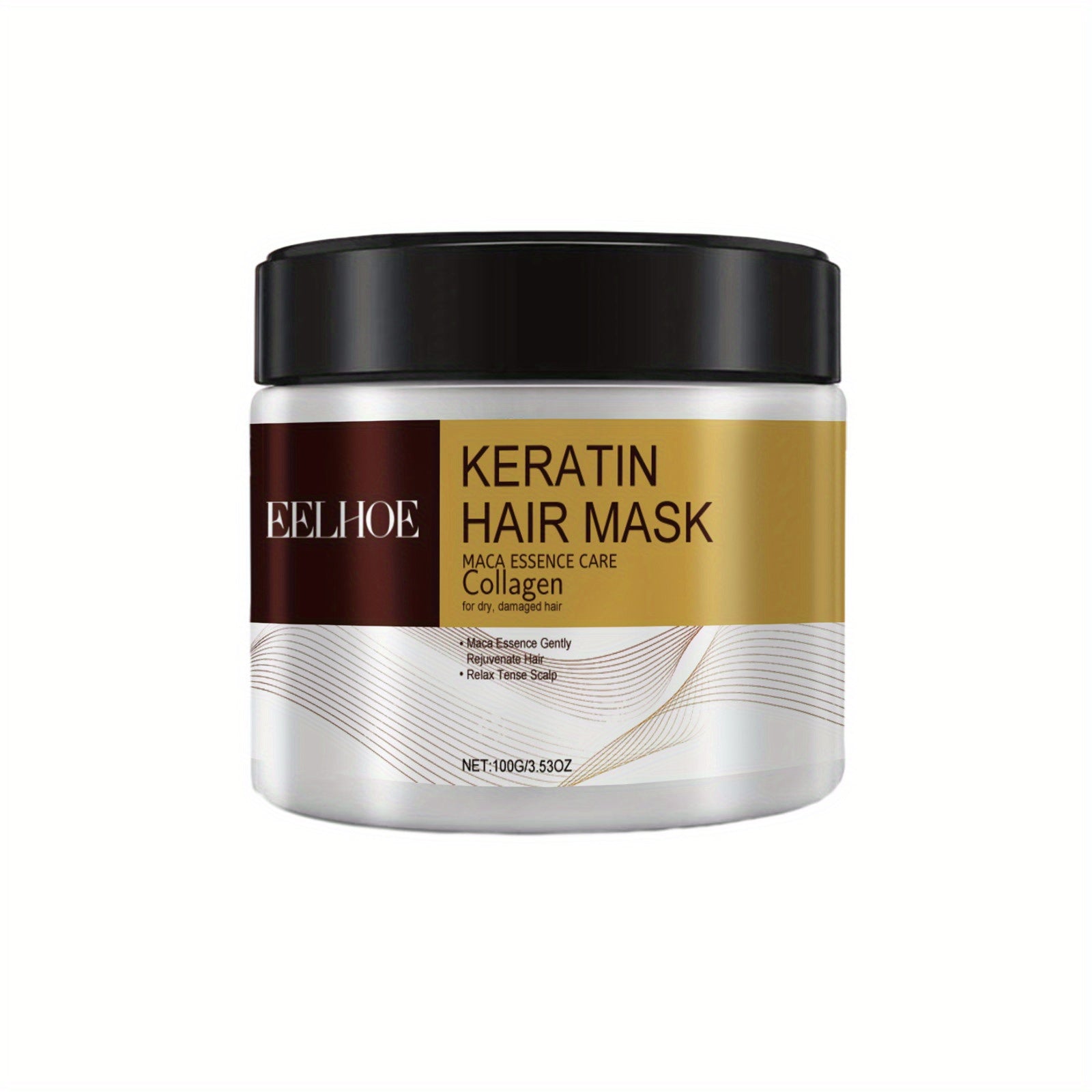 Deep Nourishing Hair Mask for Damaged Hair Moisturizes Repairs Split Ends
