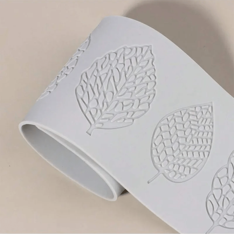 Silicone Fondant Mold 9 Leaf Designs for Cake Decorating and Chocolate Craft