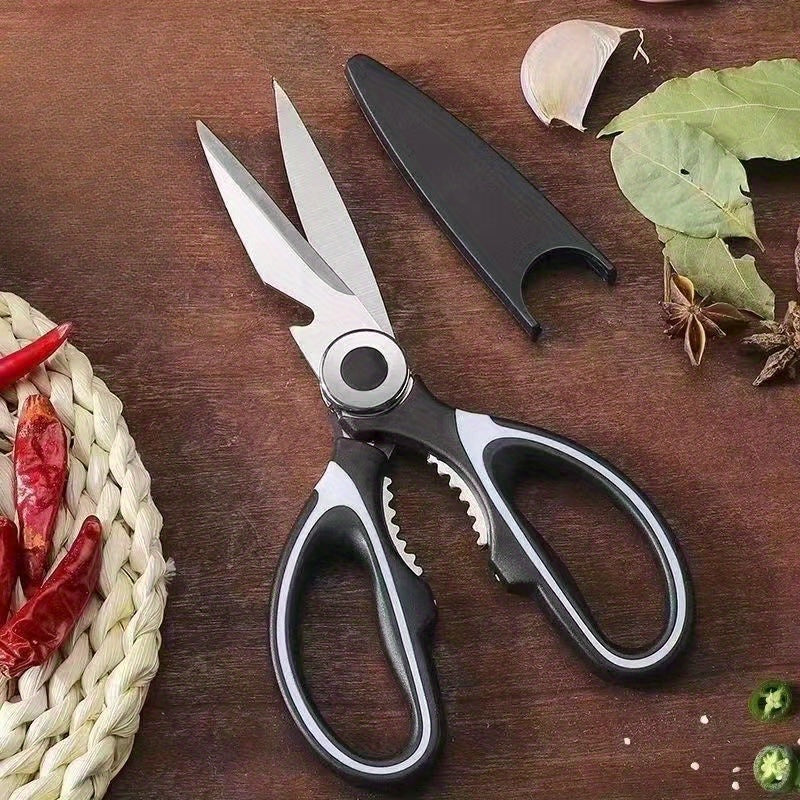 Stainless Steel Kitchen Shears for Meat Herbs Vegetables Durable Sharp Blades