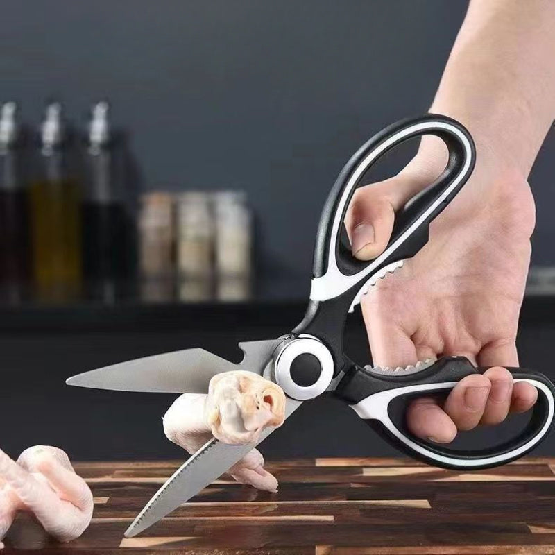 Stainless Steel Kitchen Shears for Meat Herbs Vegetables Durable Sharp Blades