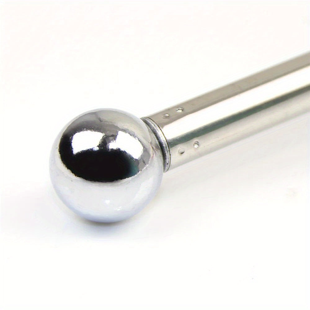 Retractable Stainless Steel Tour Guide Flagpole Adjustable 130cm to 182cm Outdoor Hook