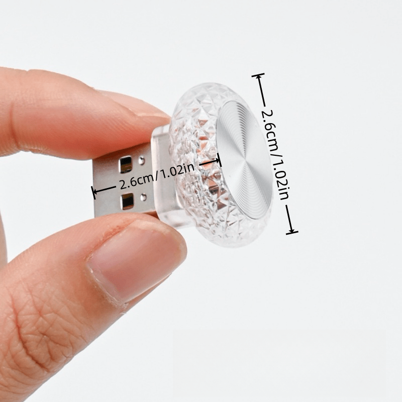 Car Interior Atmosphere Light Mini LED Decor for Car and Computer