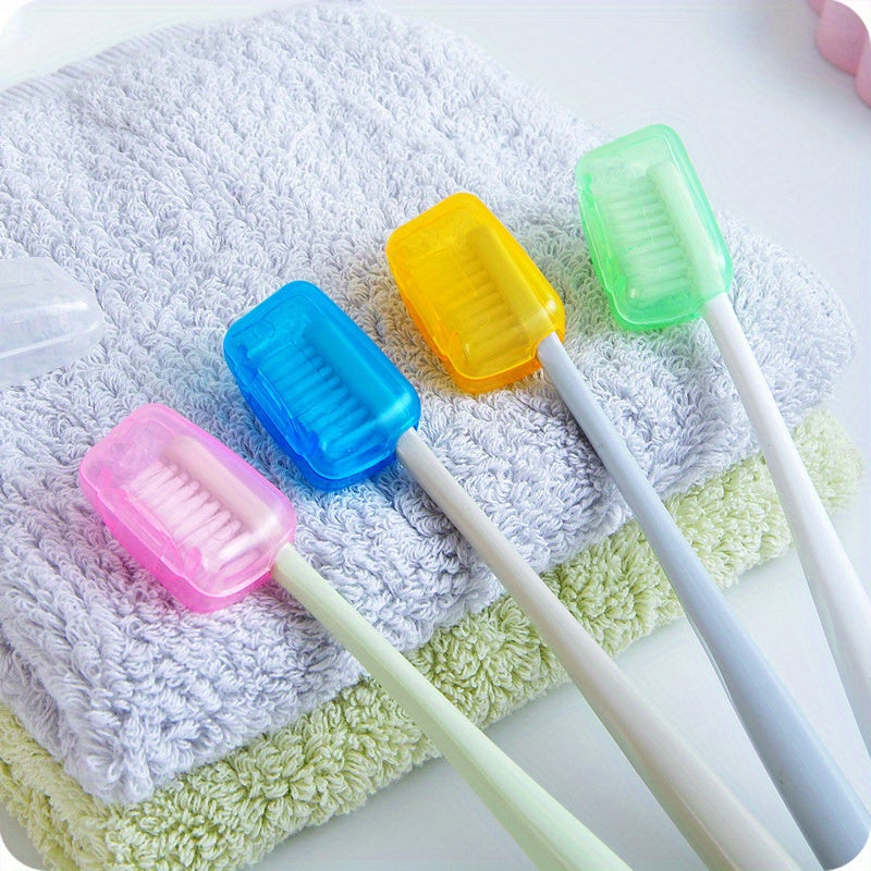 Travel Toothbrush Head Covers Reusable Toothbrush Caps, Sanitary, Alcohol-Free Set