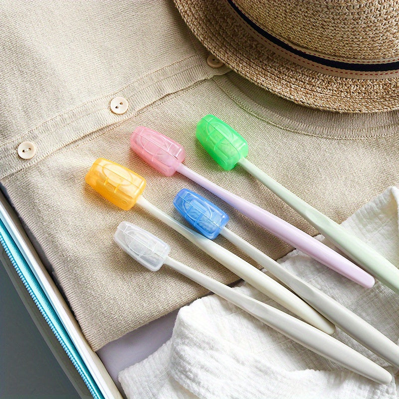 Travel Toothbrush Head Covers Reusable Toothbrush Caps, Sanitary, Alcohol-Free Set