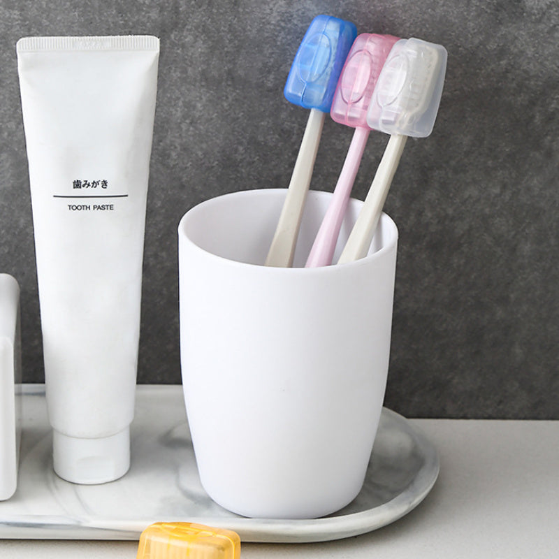 Travel Toothbrush Head Covers Reusable Toothbrush Caps, Sanitary, Alcohol-Free Set