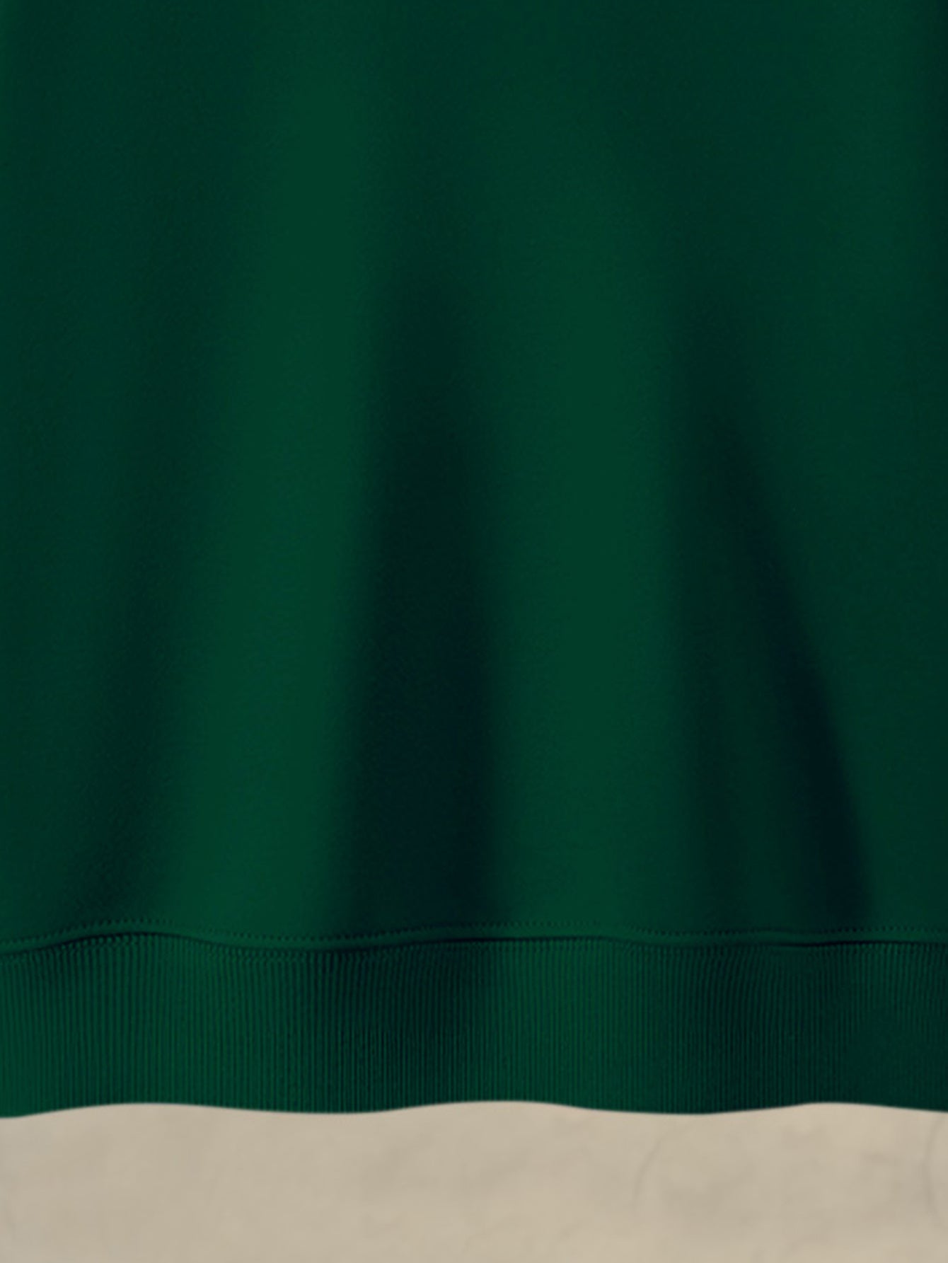 Plus Size Women's Solid Long Sleeve Crew Neck Sweatshirt Casual Fall Spring