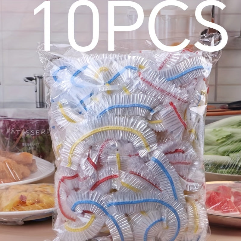 Silikon idish qopqog'i - Yangilanishi mumkin va qayta ishlatiladigan qoplamalar yangi oziq-ovqat saqlash uchun | BPA-siz va oziq-ovqat uchun xavfsiz | Qozonlar, idishlar va piyolalar uchun mukammal | Turli o'lchamlarda mavjud | 100 yoki 200 ta to'plam