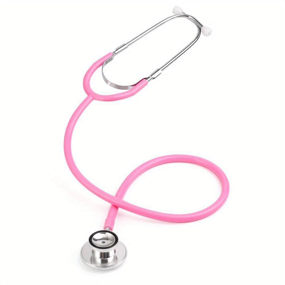 Portable Dual Head Stethoscope for Medical Professionals Aluminum Alloy Cardiology Equipment for Nurses and Learners