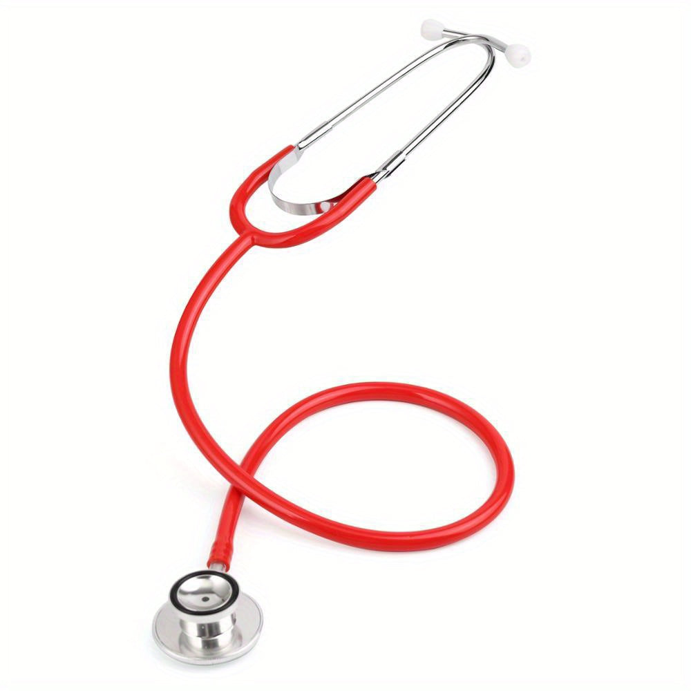 Portable Dual Head Stethoscope for Medical Professionals Aluminum Alloy Cardiology Equipment for Nurses and Learners