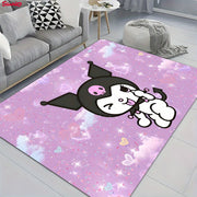 Thick Soft Flannel Area Rug Non-Slip Washable for Bathroom Living Room Bedroom