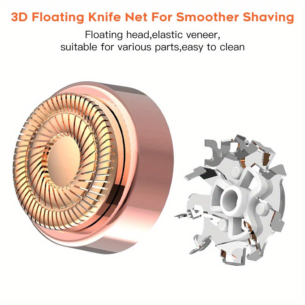 Ayollar uchun portativ elektr epilator USB qayta zaryadlanuvchi mini soch olib tashlash trimmeri