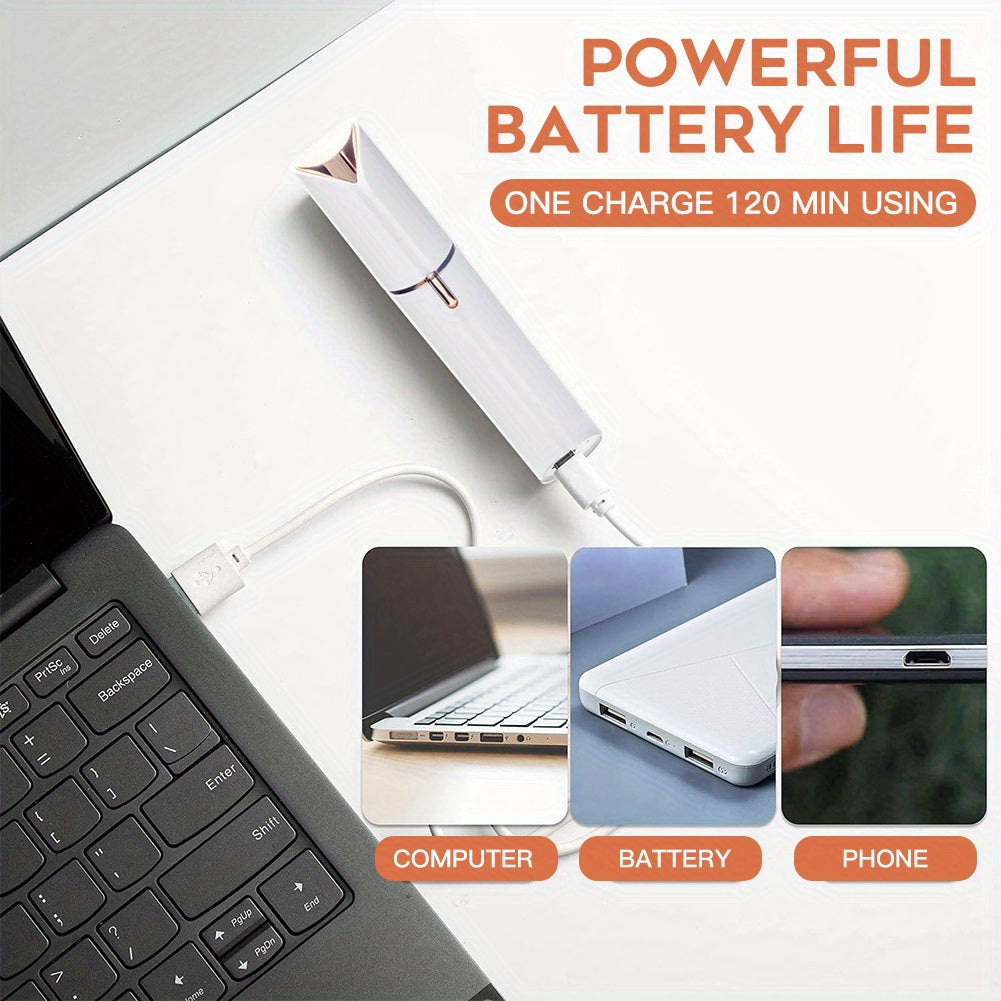 Ayollar uchun portativ elektr epilator USB qayta zaryadlanuvchi mini soch olib tashlash trimmeri