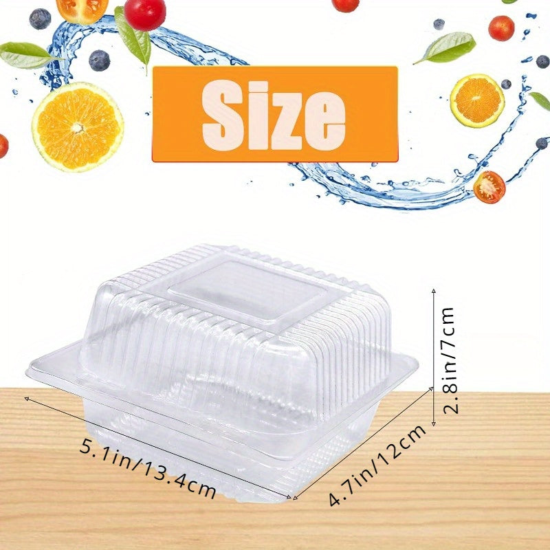 Clear Plastic Take Out Containers 50 100 200 Pack Square Clamshell Food Boxes