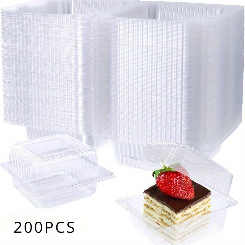 Clear Plastic Take Out Containers 50 100 200 Pack Square Clamshell Food Boxes
