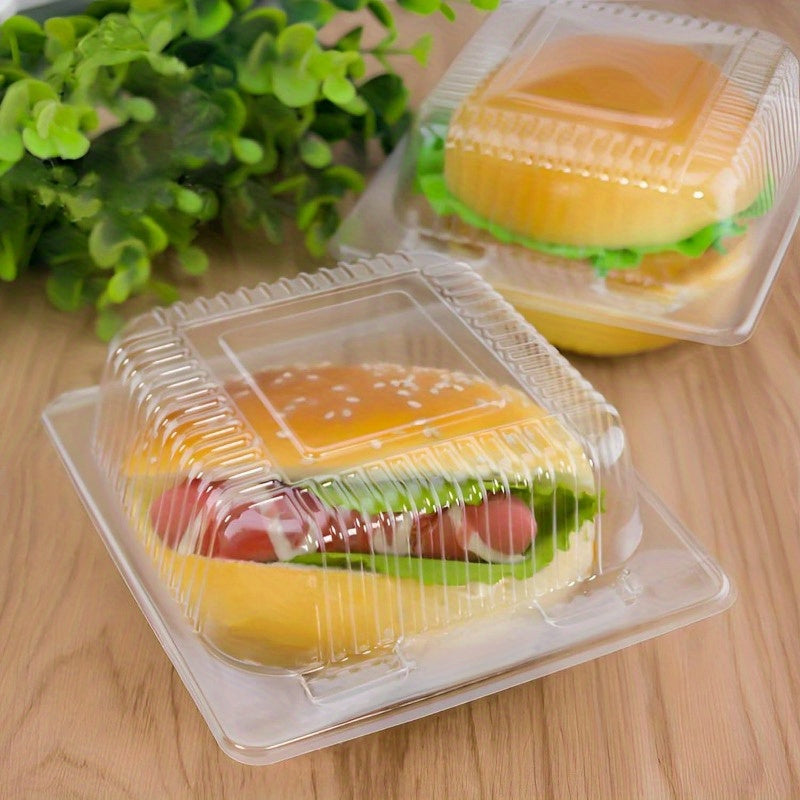 Clear Plastic Take Out Containers 50 100 200 Pack Square Clamshell Food Boxes