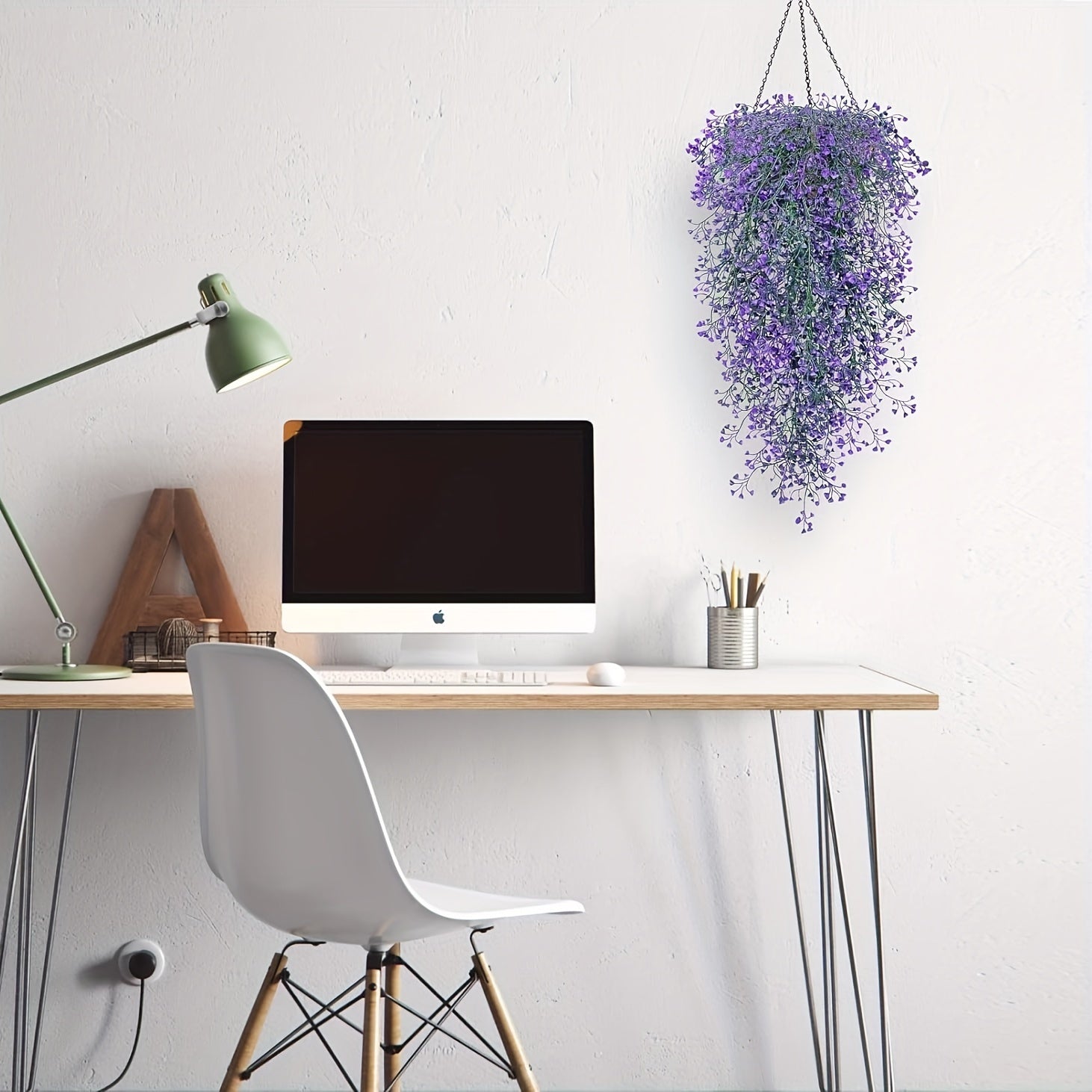 Ichki/tashqi bezatish uchun 3 ta sun'iy fern bog'lari to'plami, tadbirlar va uy bezaklari uchun mukammal, parvarish talab qilmaydi. UV qarshilik ko'rsatadigan sun'iy ivy.