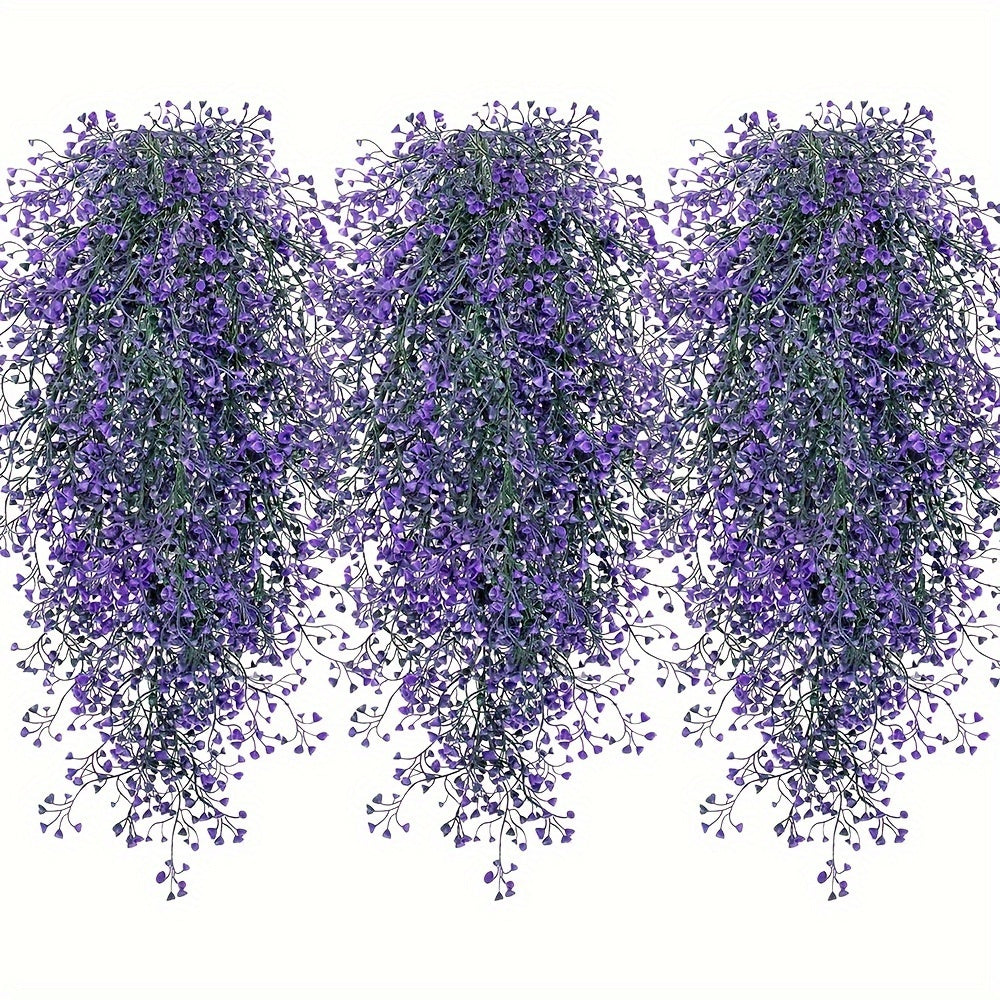 Ichki/tashqi bezatish uchun 3 ta sun'iy fern bog'lari to'plami, tadbirlar va uy bezaklari uchun mukammal, parvarish talab qilmaydi. UV qarshilik ko'rsatadigan sun'iy ivy.