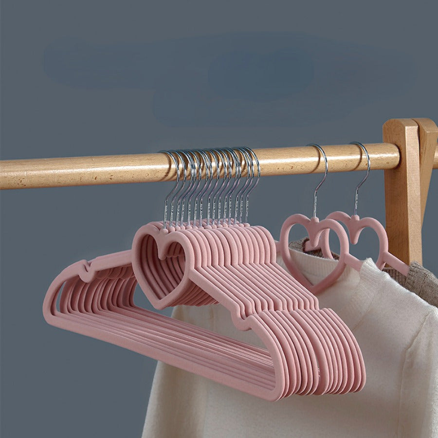 Pink 360° Rotation Multifunctional Coat Hanger with Hooks for Thick Coats Sweaters Skirts Pants