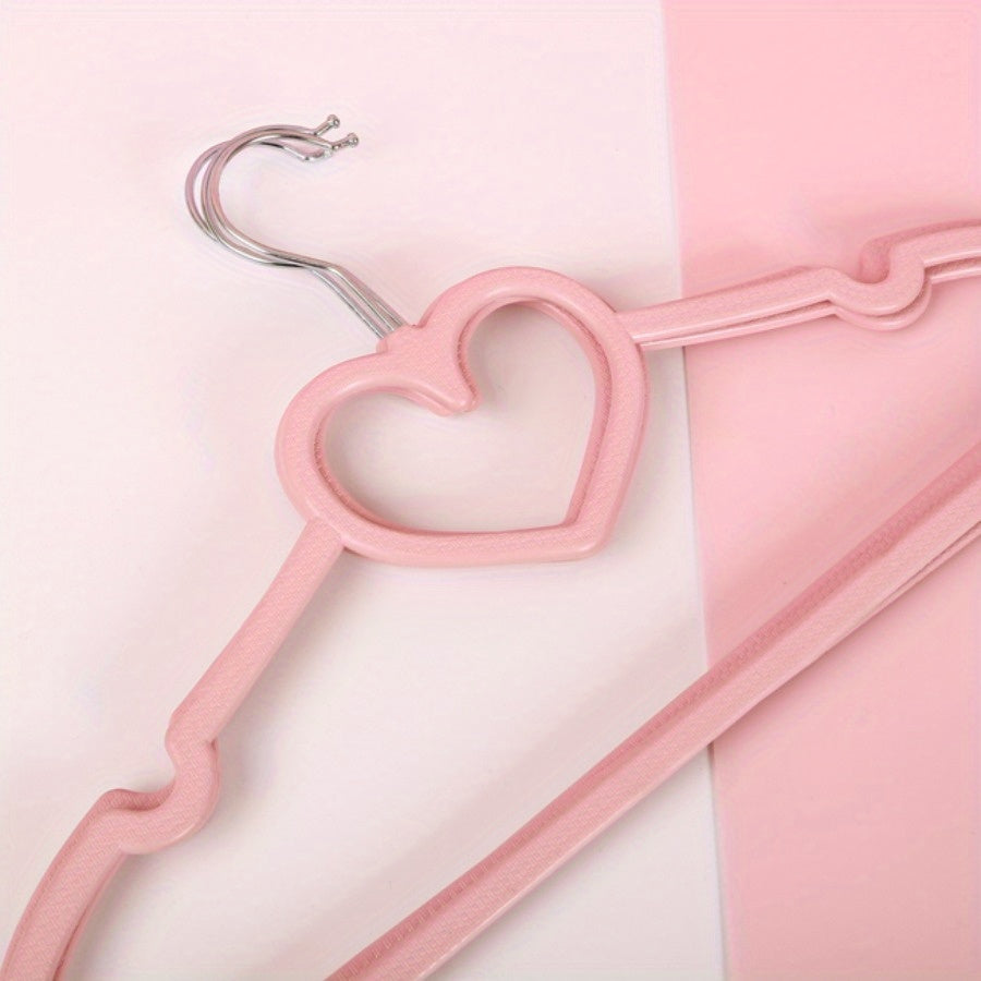Pink 360° Rotation Multifunctional Coat Hanger with Hooks for Thick Coats Sweaters Skirts Pants