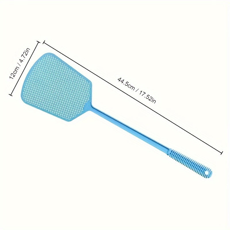Набор из 3 пластиковых мухобоек с длинной ручкой для борьбы с комарами и вредителями