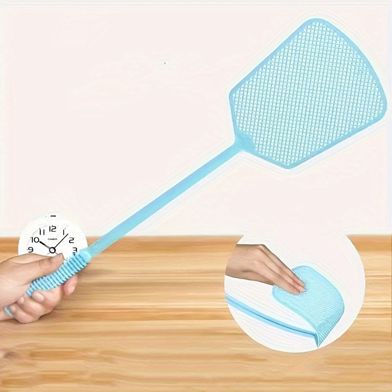 Набор из 3 пластиковых мухобоек с длинной ручкой для борьбы с комарами и вредителями