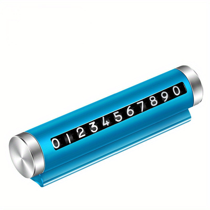 Universal metallik harakatlanadigan to'xtash plitasi transport vositalari uchun vaqtinchalik belgi