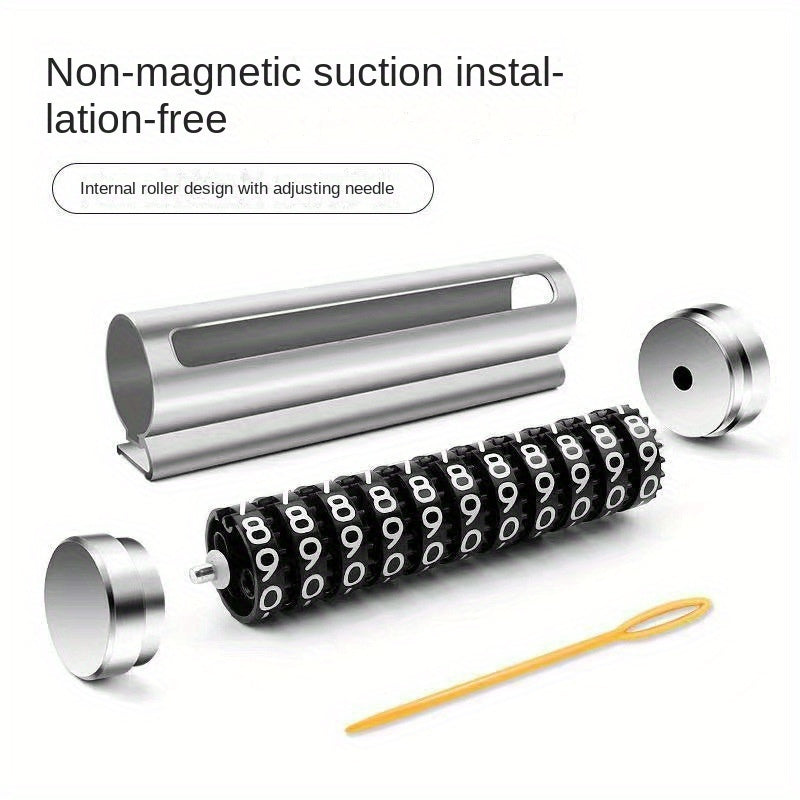 Universal metallik harakatlanadigan to'xtash plitasi transport vositalari uchun vaqtinchalik belgi