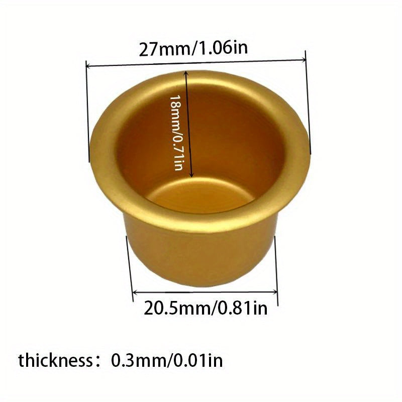 Juego de 10 soportes para velas de estilo europeo multicolor