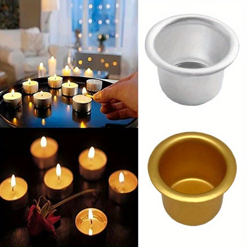 Juego de 10 soportes para velas de estilo europeo multicolor