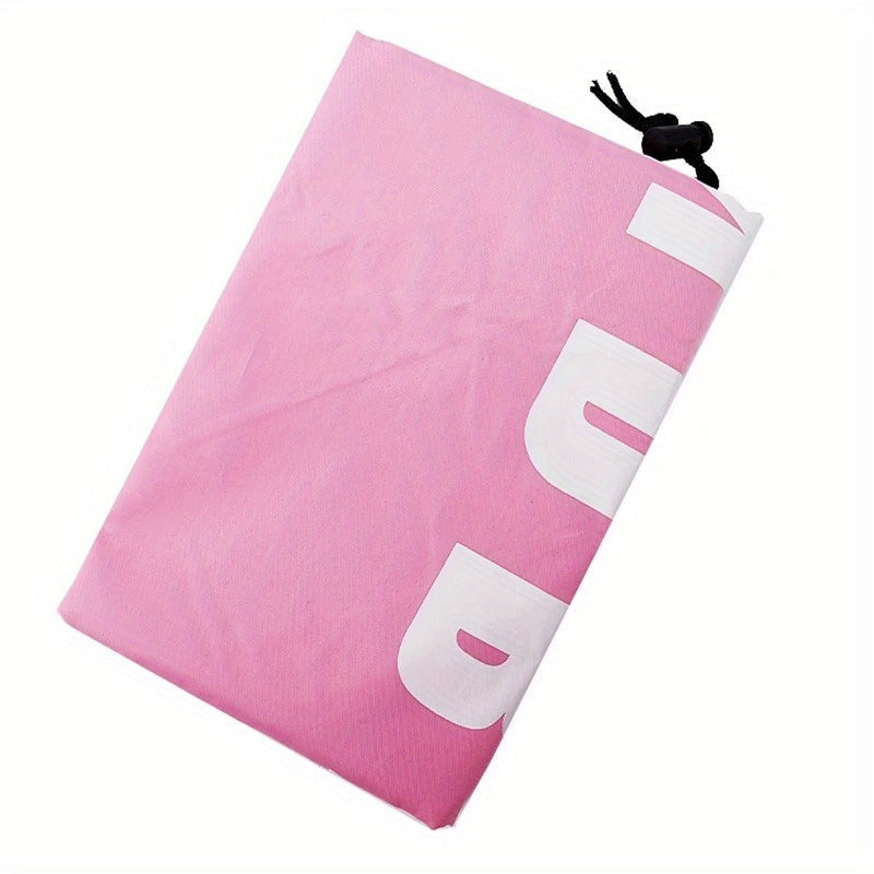 Nylon Laundry Bag with Drawstring Closure for Travel and Home Use
