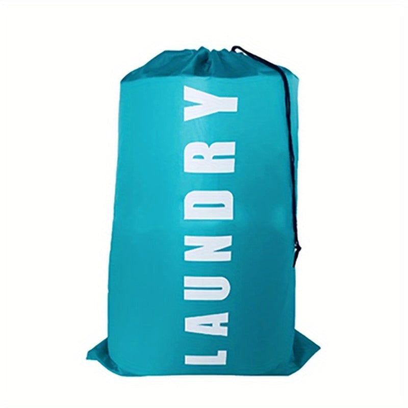 Nylon Laundry Bag with Drawstring Closure for Travel and Home Use
