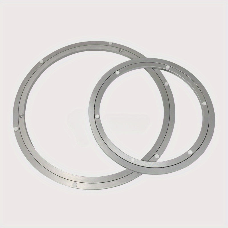 Aluminum Lazy Susan Spinner, Quiet Rotating Mechanism, Noise-Reducing Swivel for Table and Indoor Use