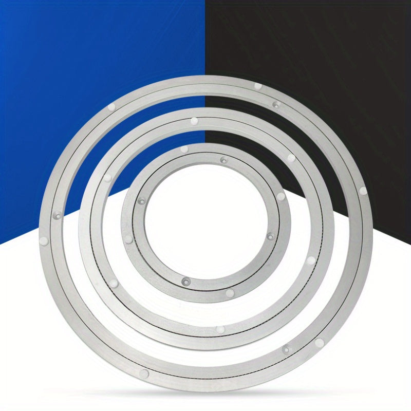 Aluminum Lazy Susan Spinner, Quiet Rotating Mechanism, Noise-Reducing Swivel for Table and Indoor Use