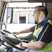 Portable Ice Neck Fan with Turbo Motor Bladeless Design USB Rechargeable