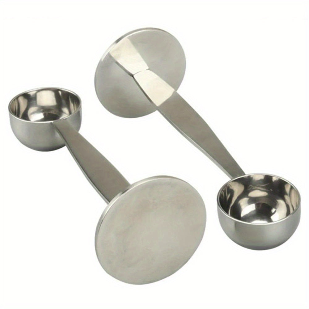 Stainless Steel Coffee Measuring Spoon Set with Tamper and Stand for Espresso