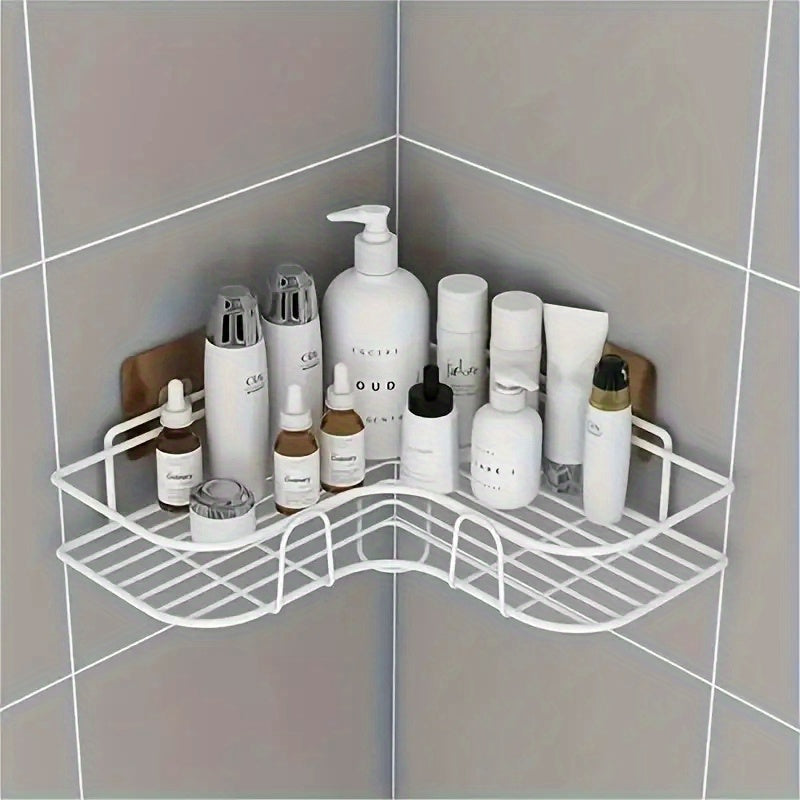 Triangle Bathroom Shelf Wall Mount Rust-Resistant Space-Saving Organizer