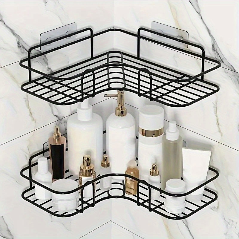 Triangle Bathroom Shelf Wall Mount Rust-Resistant Space-Saving Organizer