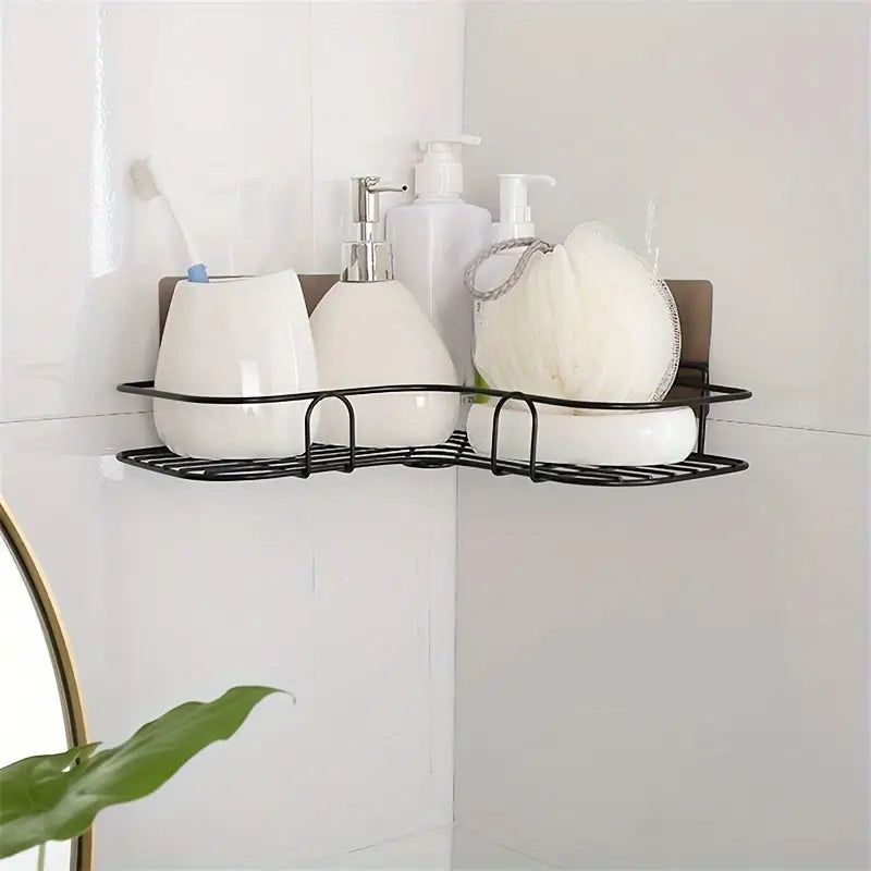 Triangle Bathroom Shelf Wall Mount Rust-Resistant Space-Saving Organizer