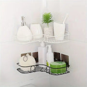 Triangle Bathroom Shelf Wall Mount Rust-Resistant Space-Saving Organizer