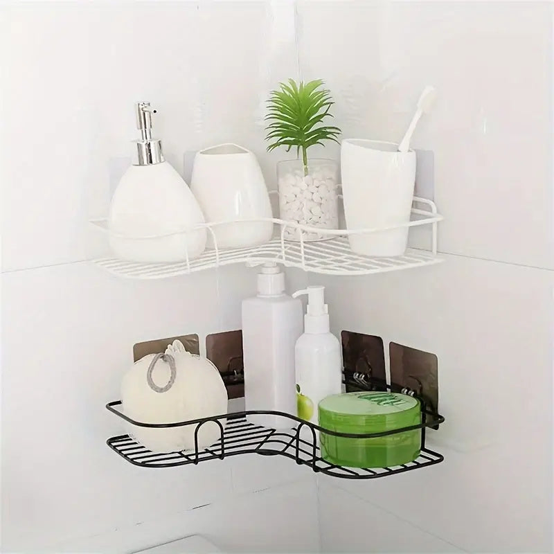 Triangle Bathroom Shelf Wall Mount Rust-Resistant Space-Saving Organizer