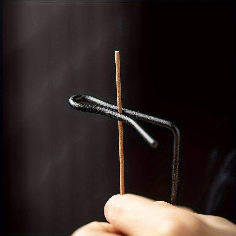 Temir qozonli tutunlik, yog'och plita va kul yig'uvchi bilan, meditatsiya va uy bezaklari uchun