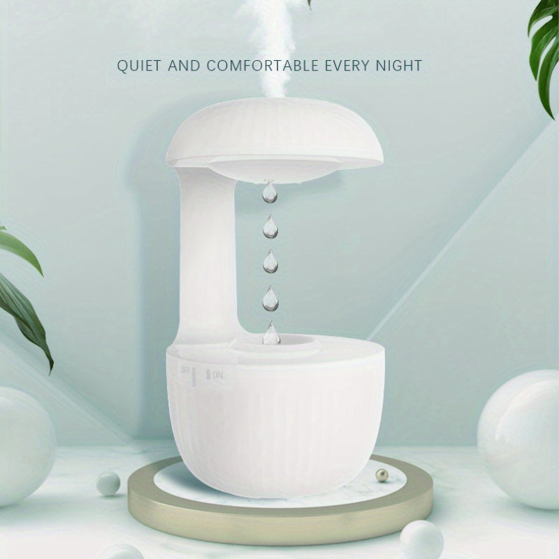 Weightless Water Droplet Air Humidifier with Night Light and Diffuser