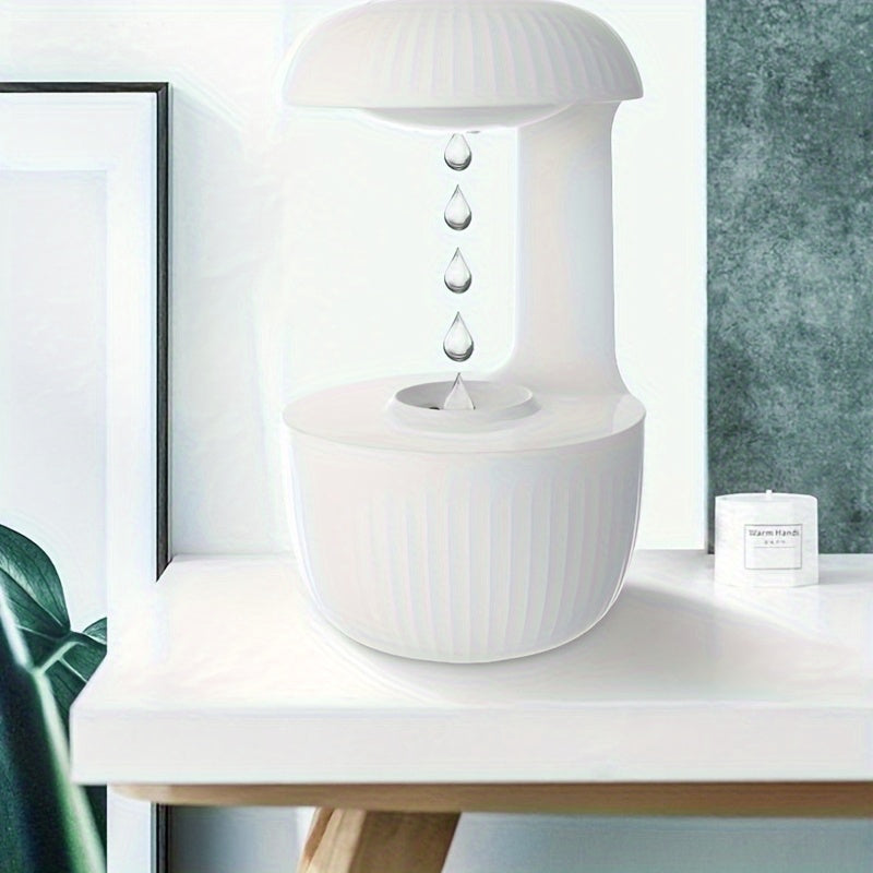 Weightless Water Droplet Air Humidifier with Night Light and Diffuser