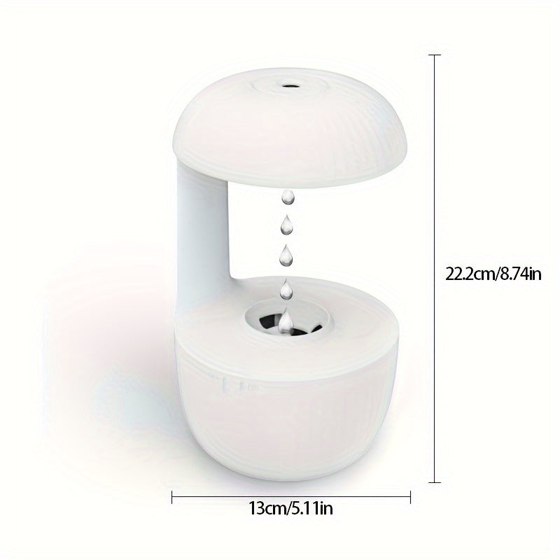 Weightless Water Droplet Air Humidifier with Night Light and Diffuser