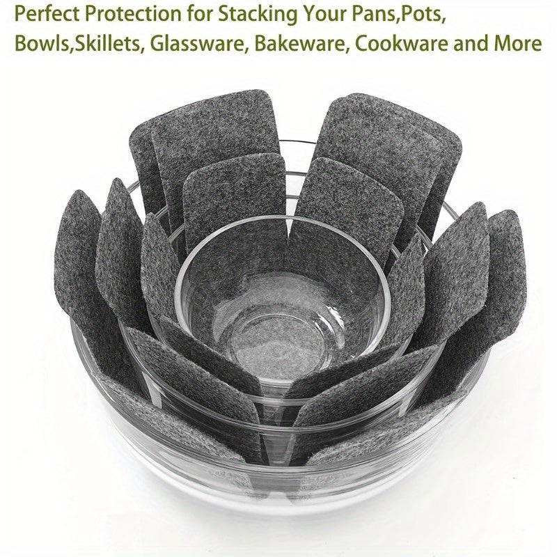 12 Scratch-Proof Pot Protectors for Pots and Pans Kitchenware Accessories