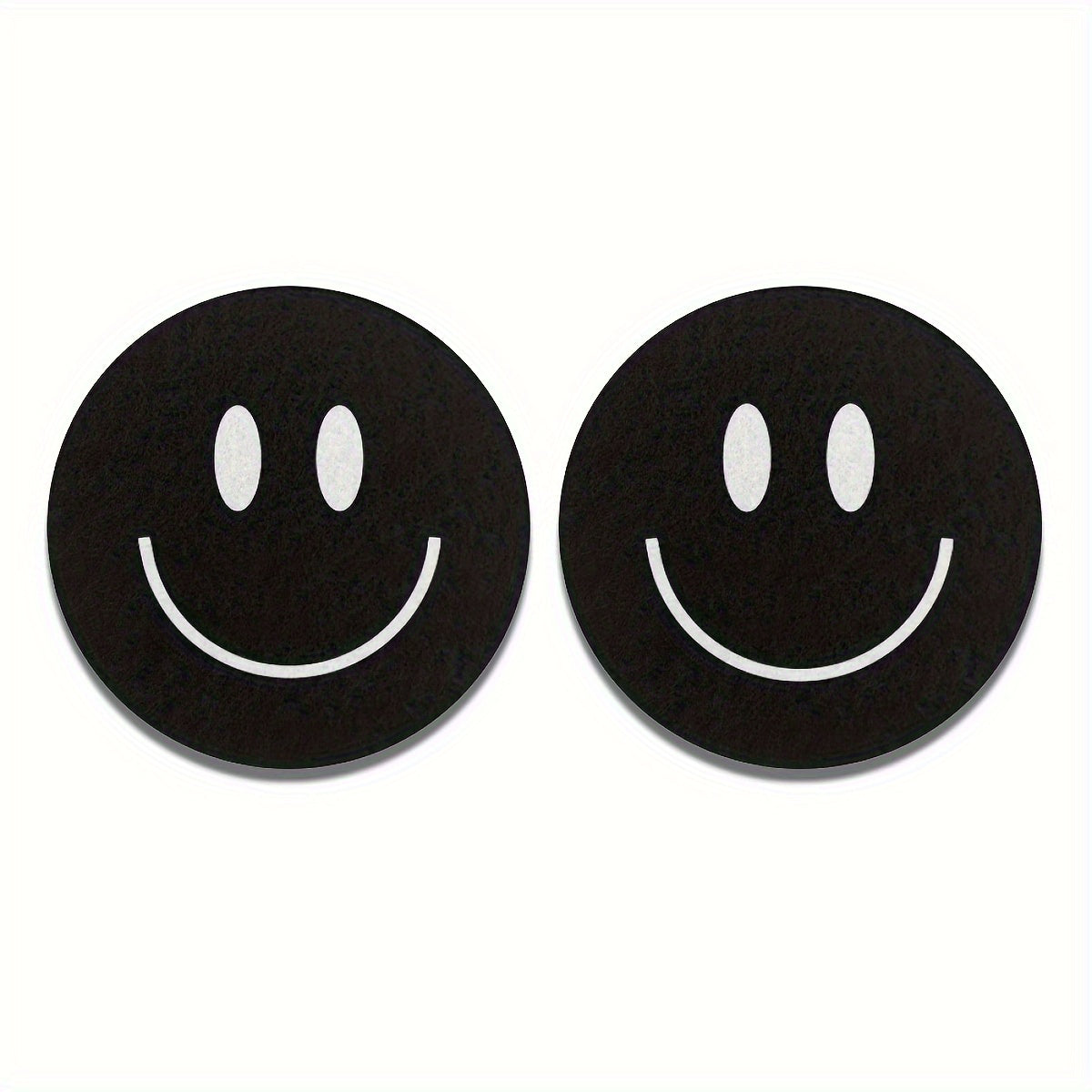 2pcs Absorbent Car Cup Holder Coasters EVA Interior Accessories for Vehicles and Home