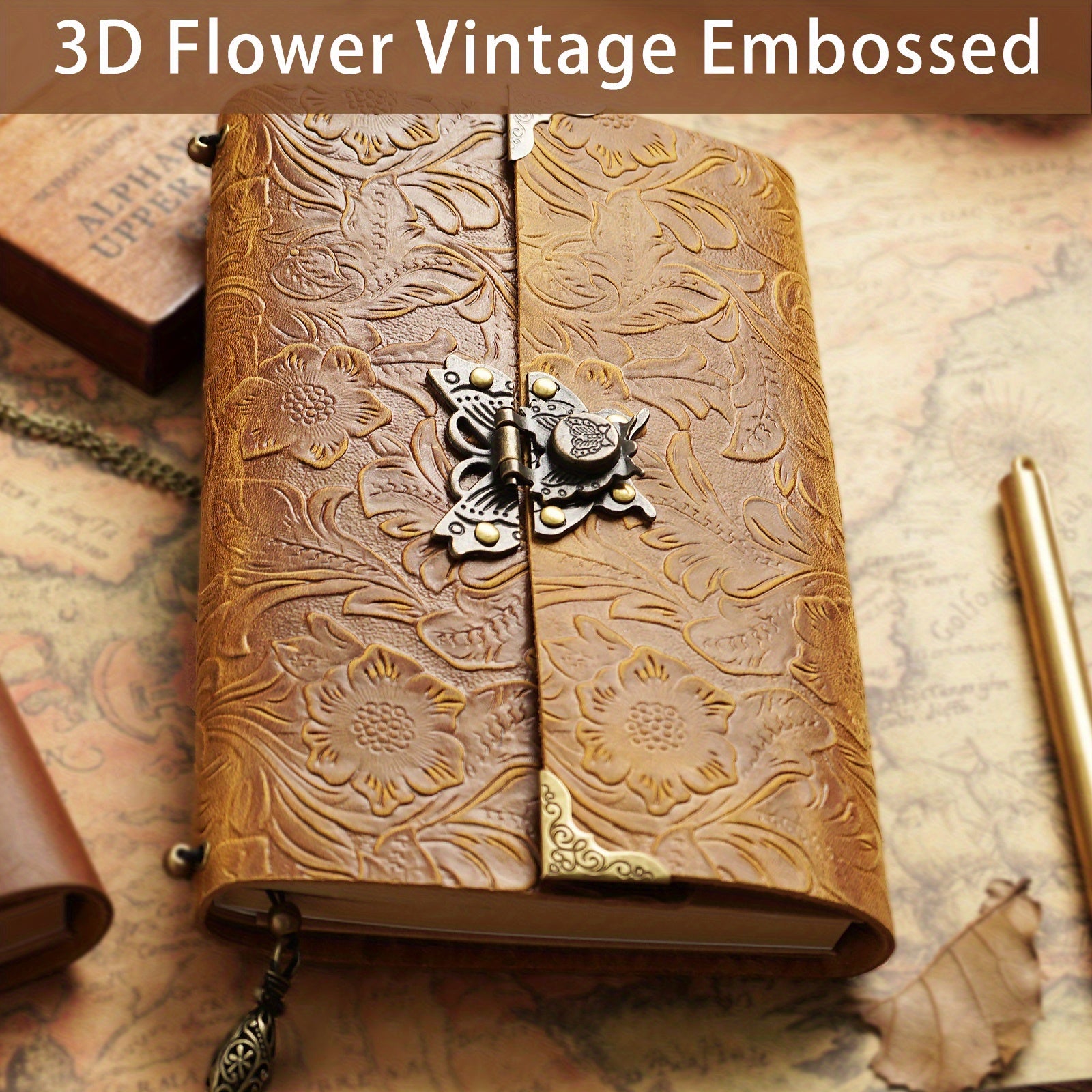 Qo'y terisi retro daftar 200 sahifa sun'iy charm chizish yozish maktab uchun jihozlar