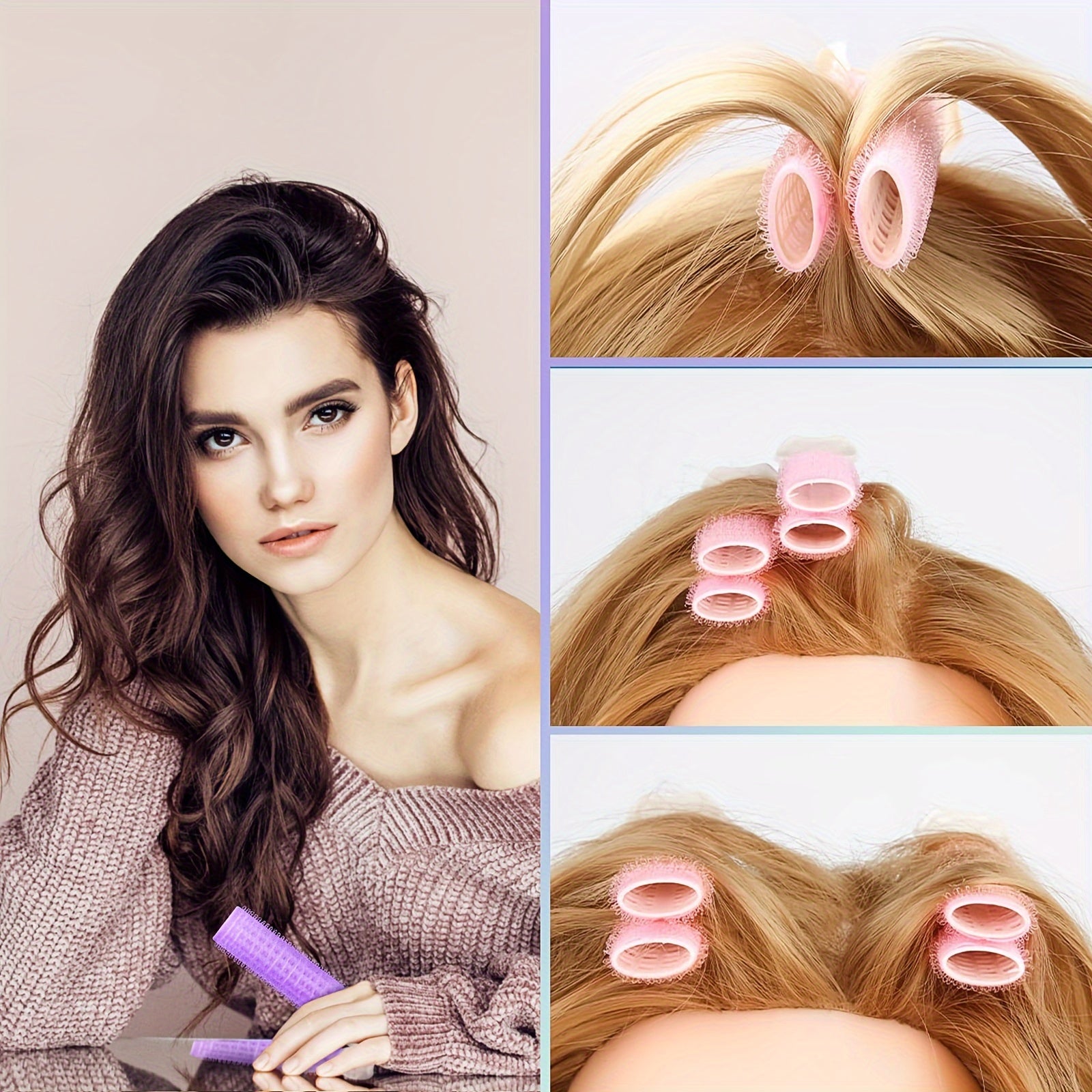 4 шт. зажимов для объема волос, яркие, для усиления корней, пушистые бигуди, аксессуары для укладки