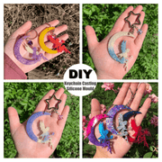 Silicone Mold Moon Fairy Angel Cat Paw for Resin Jewelry and Crafts