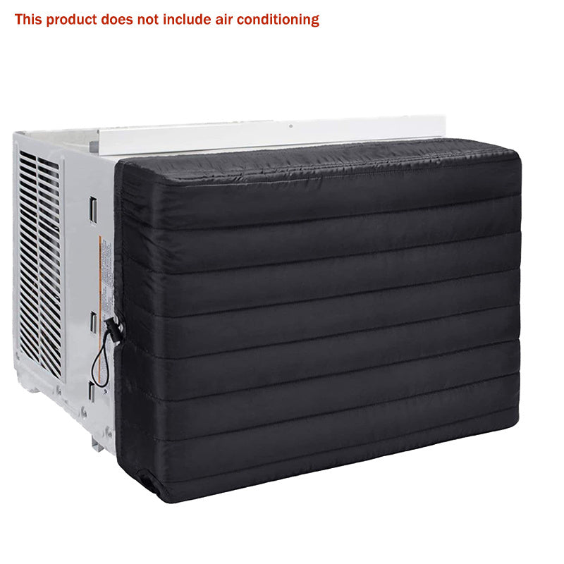 Black Waterproof Dustproof Cover for Outdoor Window Air Conditioners